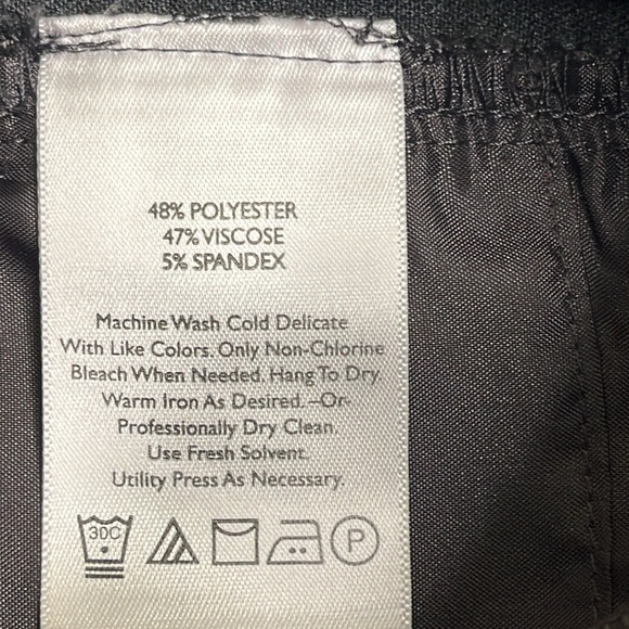 Eddie Bauer Travel Pants Straight Leg Mid Rise Curvy Trousers size 14 - Picture 4 of 17